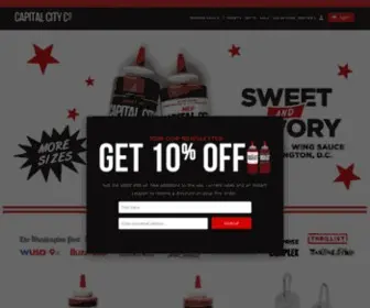 Shopcapitalcity.com(Buy Capital City® mambo sauce) Screenshot