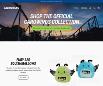 Shopcarowinds.com(Carowinds Online Shop) Screenshot