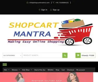 Shopcartmantra.com(Online Shoping Destination) Screenshot