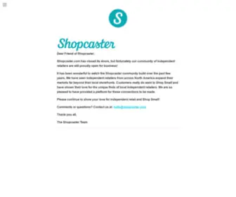 Shopcastr.com(Shopcaster) Screenshot