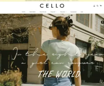 Shopcello.com(Cello Jeans) Screenshot