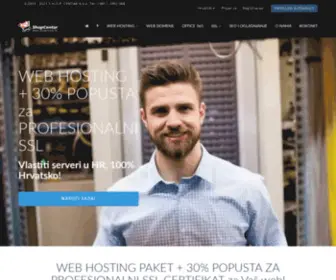 Shopcentar.hr(WEB HOSTING) Screenshot