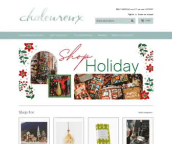 Shopchaleureux.com(Local Interior Design Boutique) Screenshot