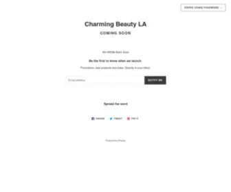 Shopcharmingbeauty.com(Charming Beauty LA) Screenshot