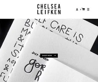 Shopchelsealeifken.com(Chelsea Leifken) Screenshot