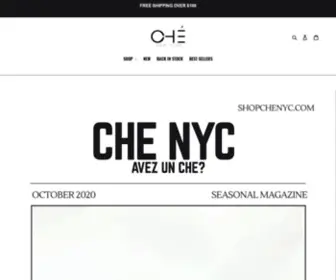 Shopchenyc.com(Ché NYC) Screenshot