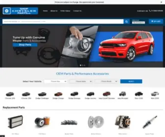 Shopchryslerparts.ca(OEM Chrysler) Screenshot