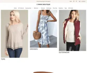 Shopcmarieboutique.com(A woman’s wardrobe) Screenshot