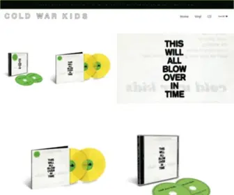 Shopcoldwarkids.com(Cold War Kids Official Store) Screenshot