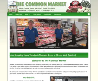 Shopcommonmarket.com(The Common Market) Screenshot