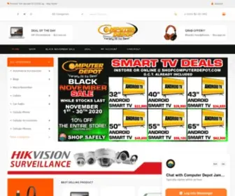 Shopcomputerdepot.com(Computer & Electronics Store Jamaica) Screenshot