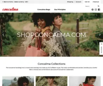 Shopconcalma.com(Concalma a lifestyle brand) Screenshot