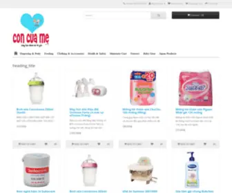 Shopconcuame.com(Shop) Screenshot