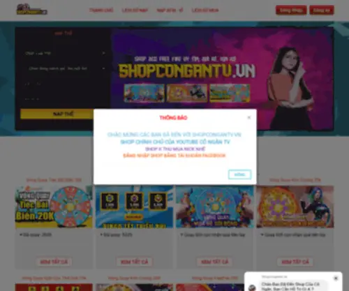 Shopcongantv.vn(Website) Screenshot