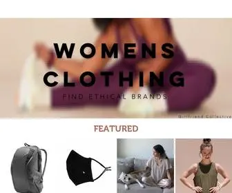 Shopconsciousguide.com(Sustainable Clothing) Screenshot