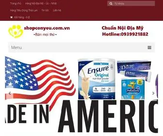 Shopconyeu.com.vn(Trang ch) Screenshot