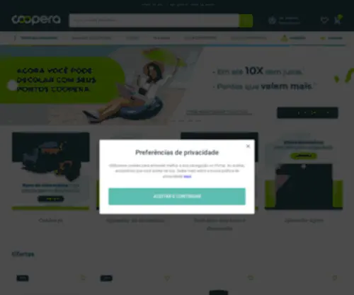 Shopcoopera.com.br(Shop Coopera) Screenshot