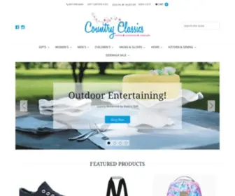 Shopcountryclassics.com(Classic Lifestyle Apparel & Gifts) Screenshot