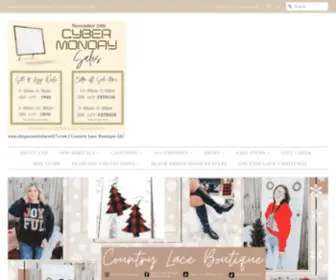 Shopcountrylace417.com(Country Lace Boutique) Screenshot