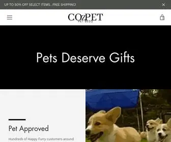 Shopcozpet.com(Pet Essentials) Screenshot