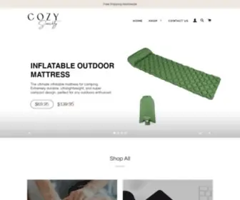 Shopcozysociety.com(COZY SOCIETY STORE) Screenshot