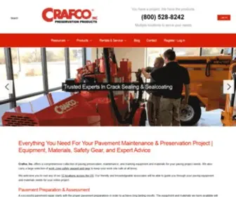 Shopcrafco.com(Crafco, Inc) Screenshot