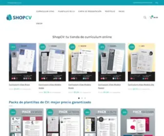 Shopcv.com(Consejos y plantillas para hacer un buen CV) Screenshot