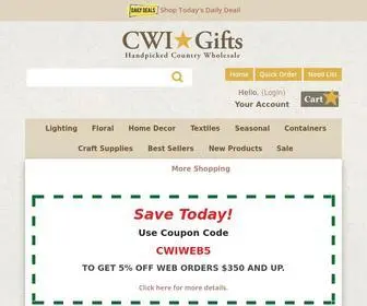 Shopcwi.com(Cwi gifts) Screenshot