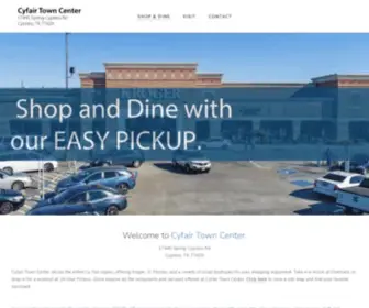 Shopcyfairtowncenter.com(Cyfair Town Center) Screenshot