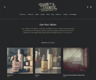 Shopdamnyankee.com(Damn Yankee Beard Company) Screenshot