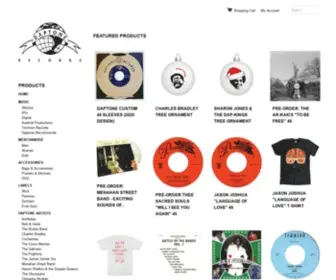 Shopdaptonerecords.com(Daptone Records Web Shop) Screenshot