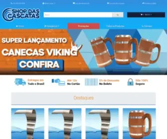 Shopdascascatas.com.br(Shop das Cascatas) Screenshot