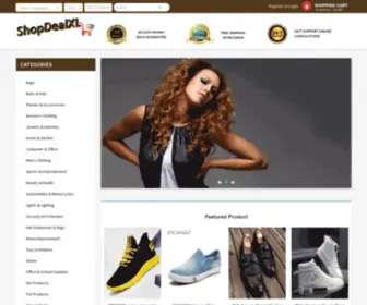 ShopdealXL.com(Shopping center with 50.000) Screenshot