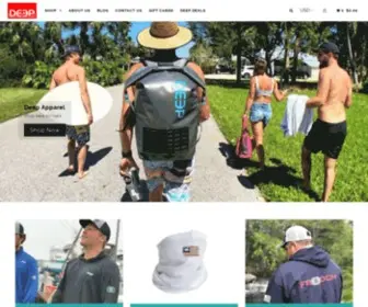 Shopdeep.com(Fishing Apparel) Screenshot