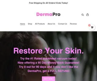 Shopdermapro.com(The Derma Pro) Screenshot