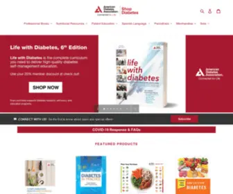 Shopdiabetes.org(Association®) Screenshot