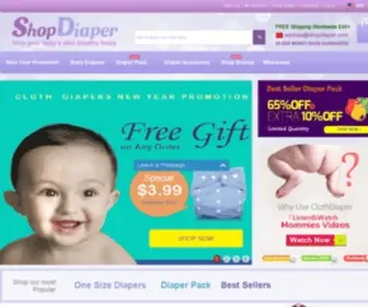 Shopdiaper.com(Cloth Diapers) Screenshot