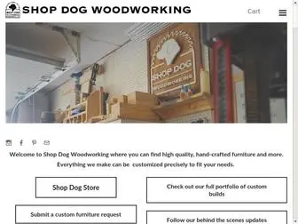 Shopdogwoodworking.com(Shop Dog Woodworking) Screenshot