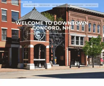 Shopdowntownconcord.com(Downtown Concord) Screenshot