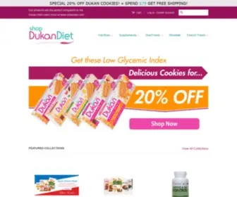 Shopdukandiet.com(Shop Dukan Diet) Screenshot