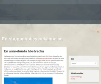 Shopecko.se(En shoppaholics bekännelse) Screenshot