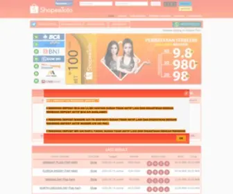 Shopeetoto.net(Agen Toto) Screenshot