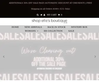 Shopellesboutique.com(@SHOPELLESBOUTIQUE) Screenshot