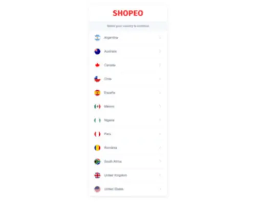 Shopeo.com(Ecommerce) Screenshot