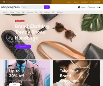 Shopeogram.com(Trendy clothes by fashion designers) Screenshot