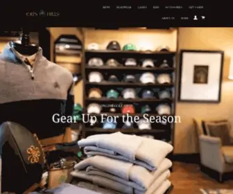 Shoperinhills.com(Erin Hills Online Golf Shop) Screenshot
