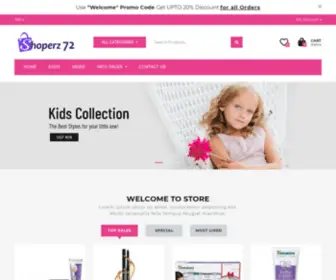 Shoperz72.com(Online Shop) Screenshot