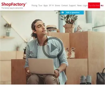 Shopfactory.com(My eCommerce solution) Screenshot