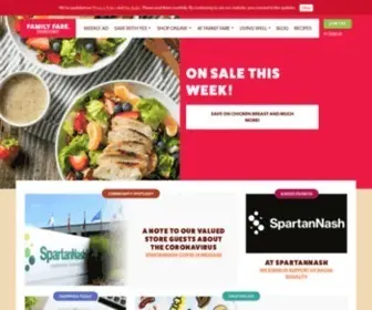 Shopfamilyfare.com(FAMILY FARE) Screenshot