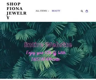 Shopfionajewelry.com(Shop Fiona Jewelry) Screenshot